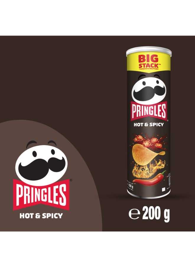 Hot And Spicy Flavored Chips 200grams