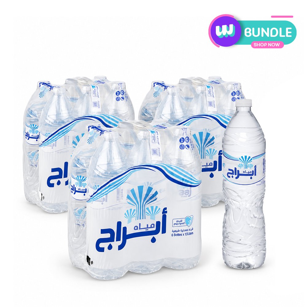 أبراج مياه 1.5 لتر ×18