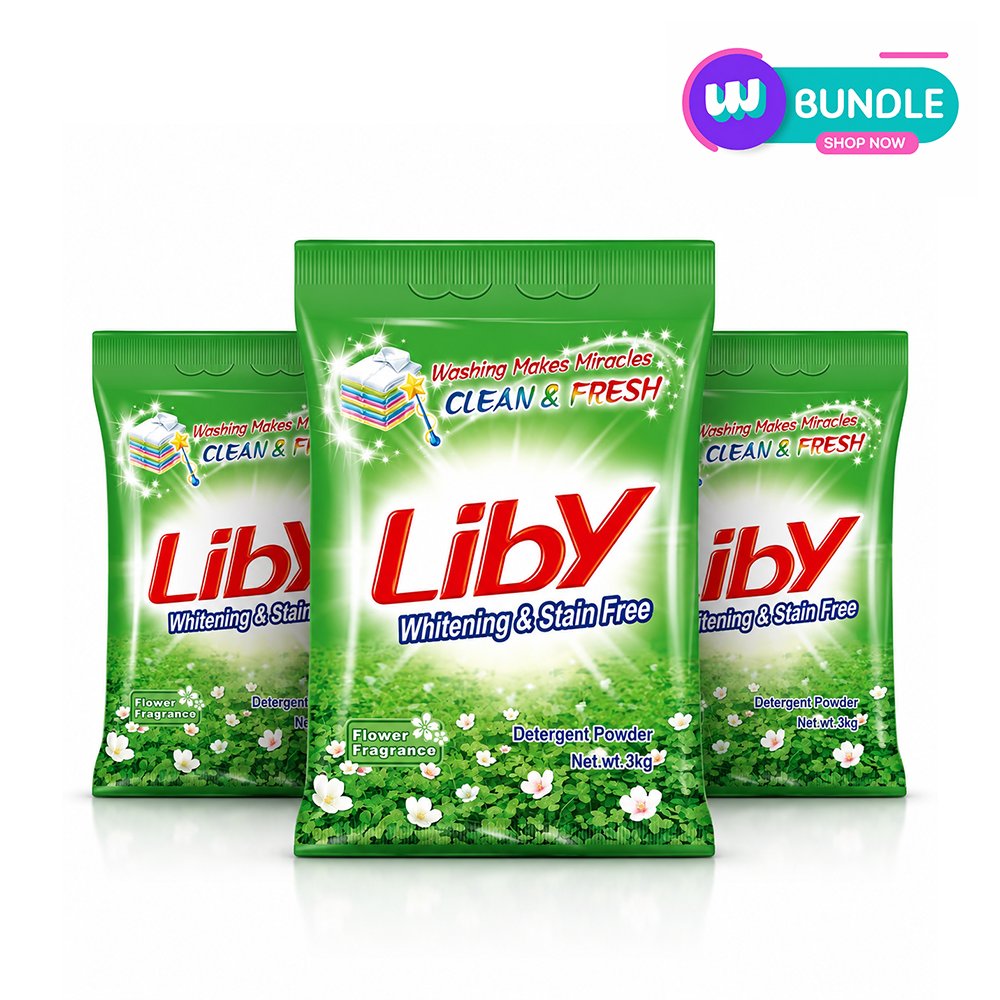 Liby Stain Removal Powder – 3 kg x3