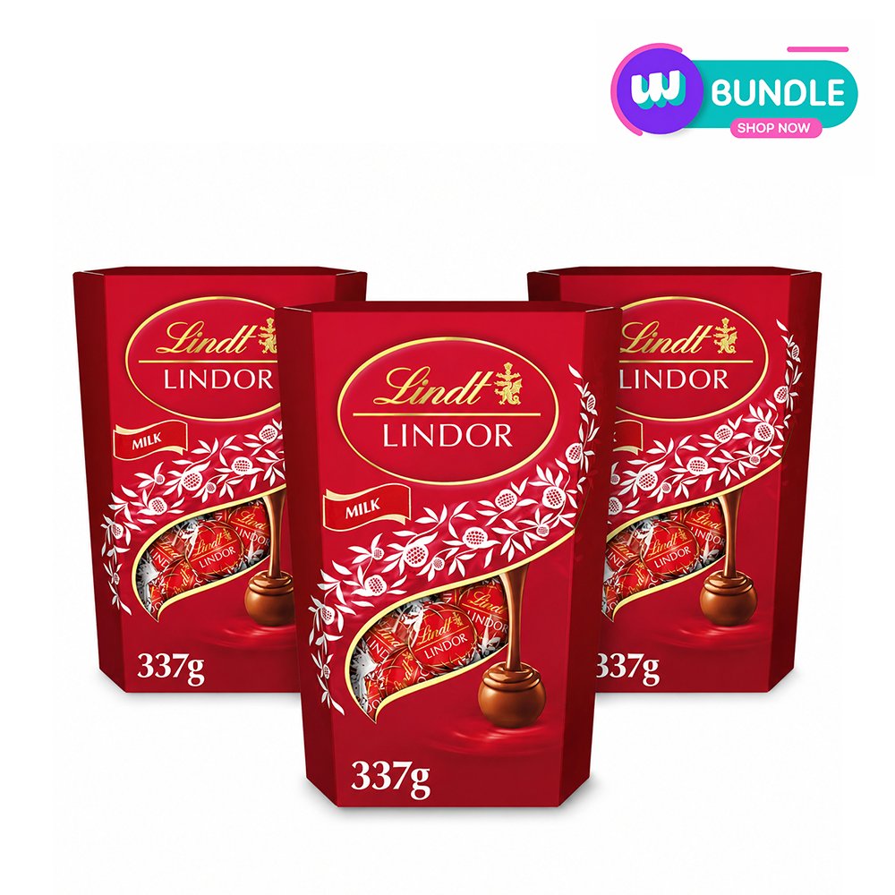 Lindt Milk Truffles 337g x3