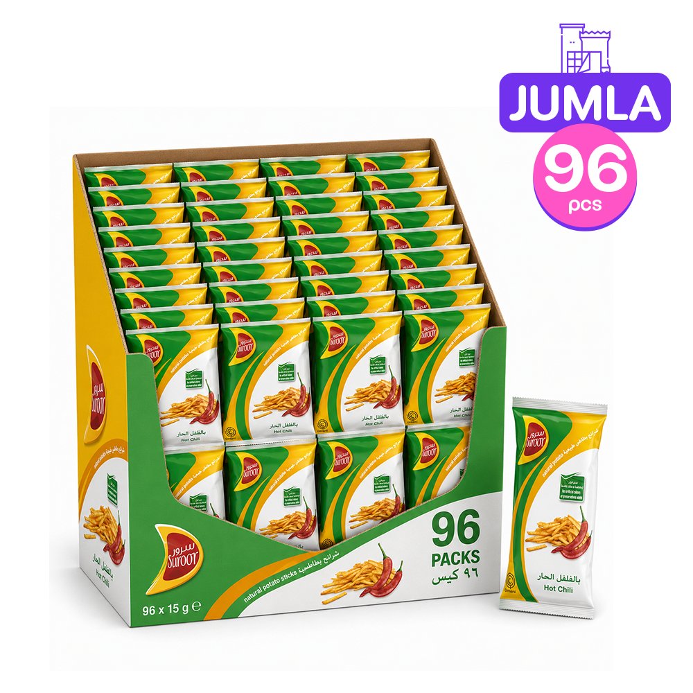 Suroor Sticks Hot Sauce 18G x96