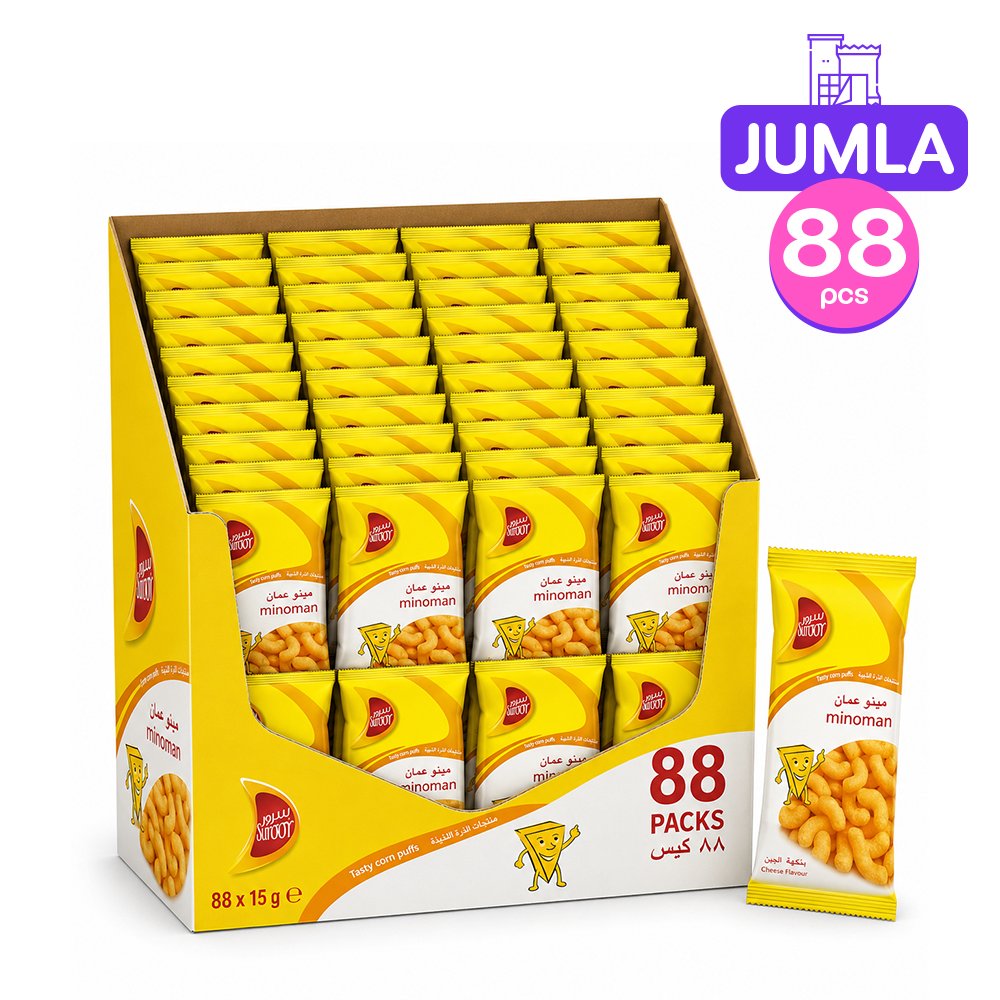 Suroor Corn Cheese Puffs 12G x88