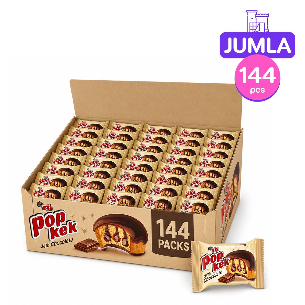 Eti Pop Kek Cocoa Cake 35g x144