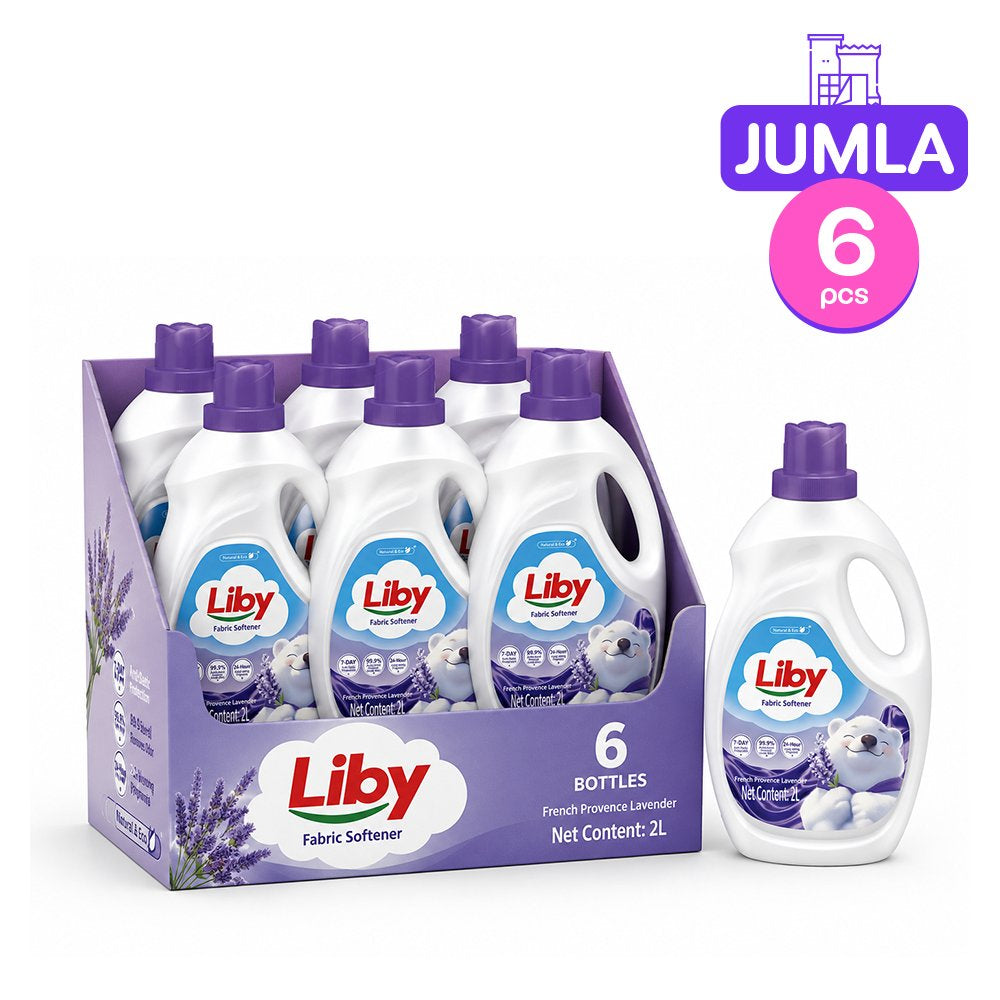 Liby Lavender Fabric Softener – 2L x6