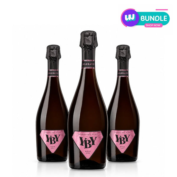 YBY مشروب العنب الأحمر الفوار 750 مل ×3