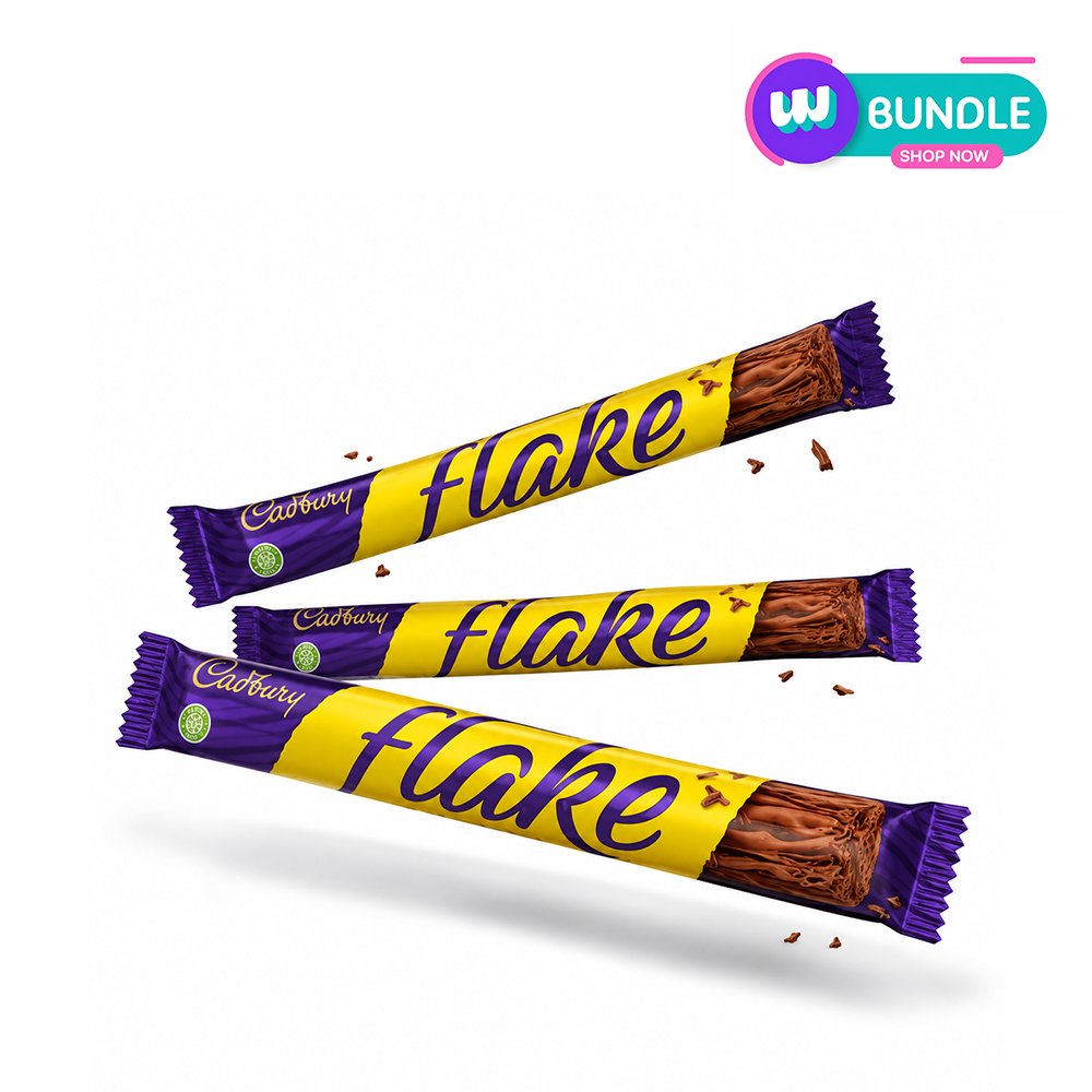 Cadbury Flake Chocolate Bar 32G x3
