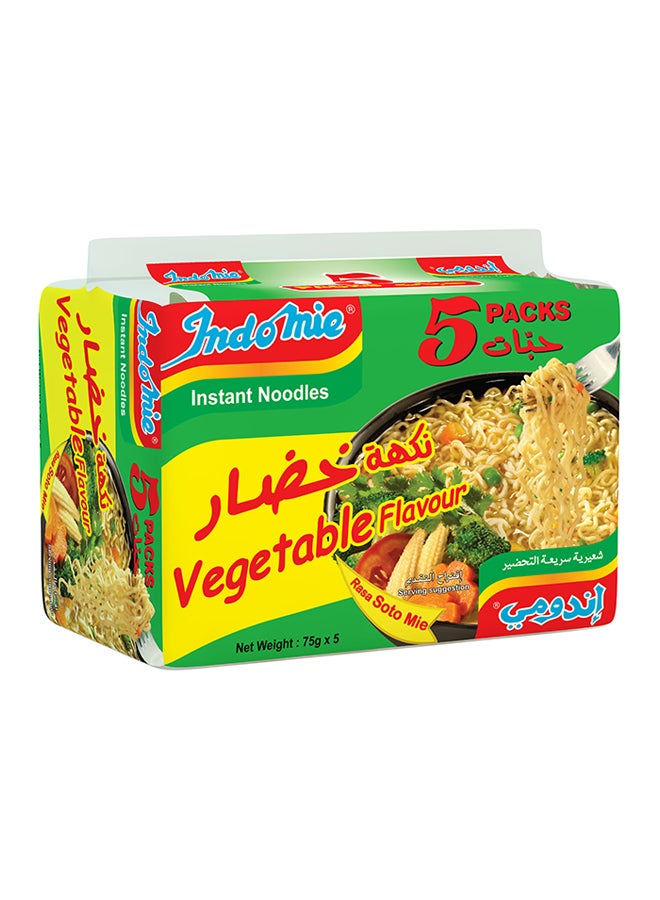 Vegetable Flavour Instant Noodles 75grams Pack of 5