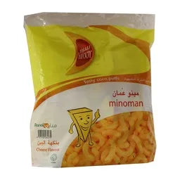 Suroor Tasty Corn Puffs Minoman Cheese 12G x22