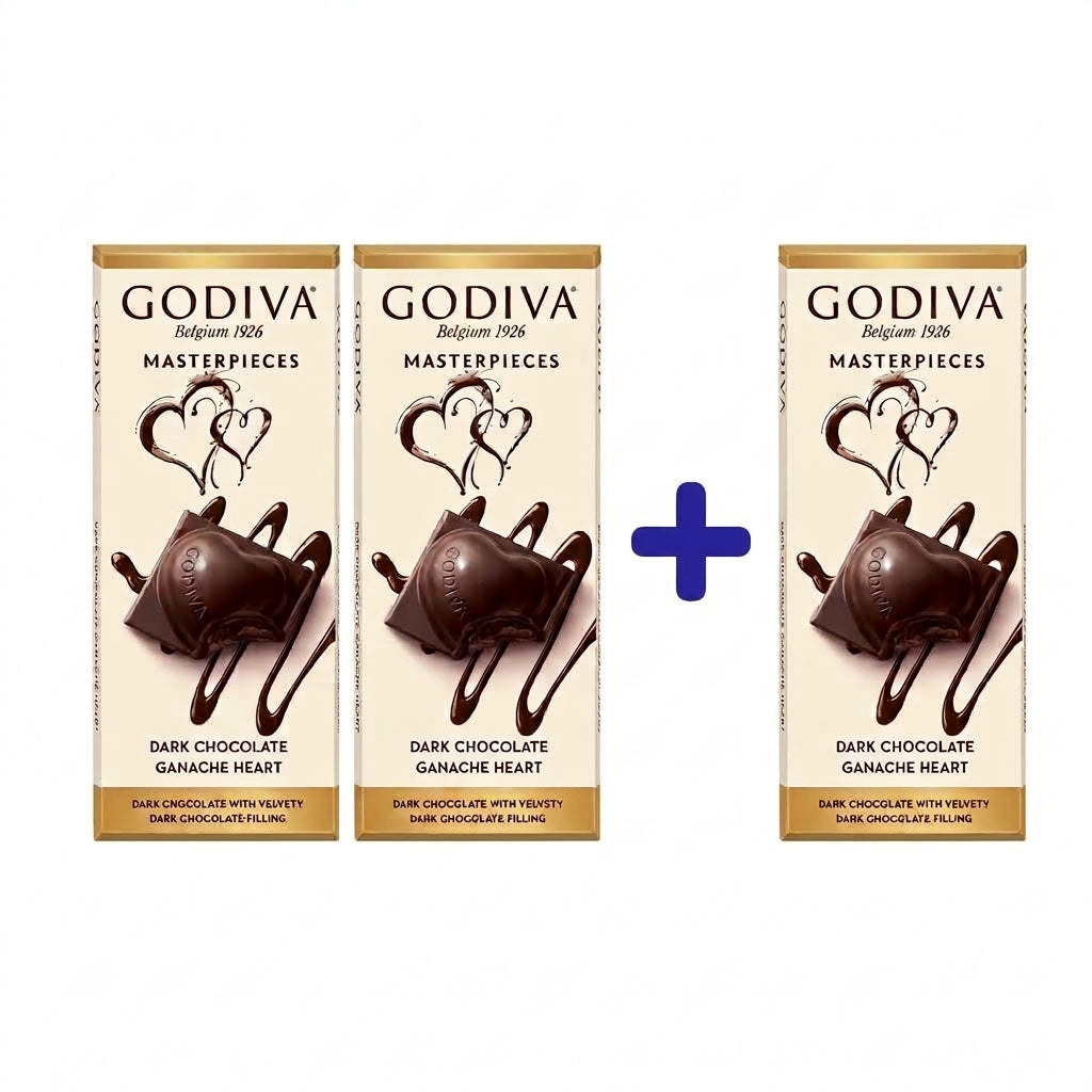 Godiva Dark Chocolate Ganache Heart 86g (Buy 2 + 1 Free)