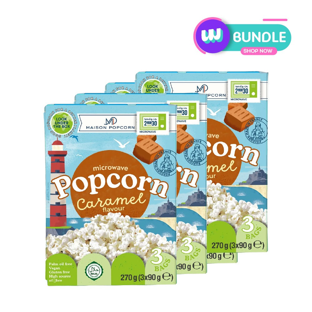 Maison Popcorn - Caramel - 270g x3