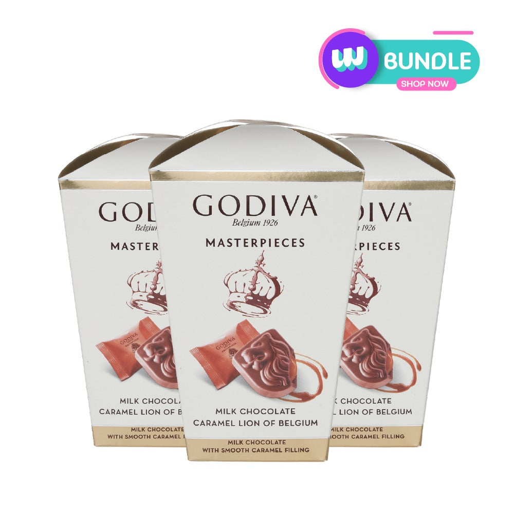 Godiva Box Milk Chocolare Caramel 119g x3
