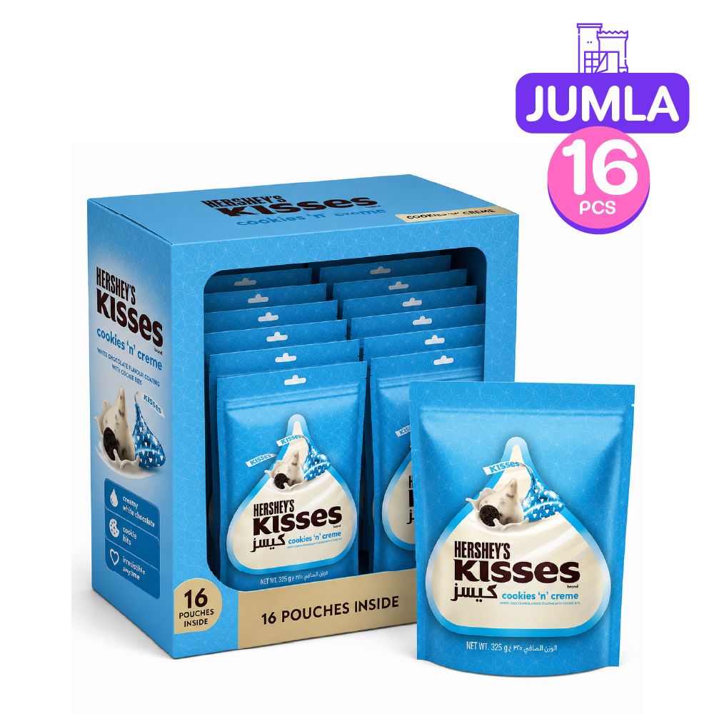 Hershey's Kisses Cookies & Cream 325g x16