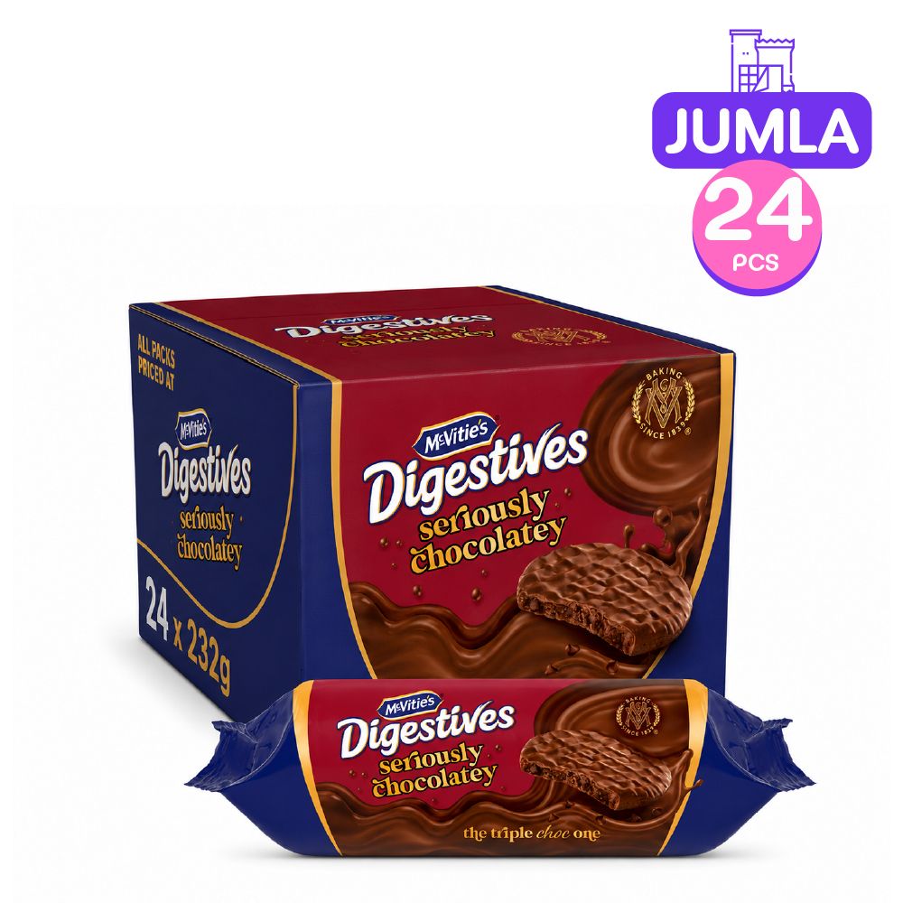 McVities Seriously Chocolatey 250g x24