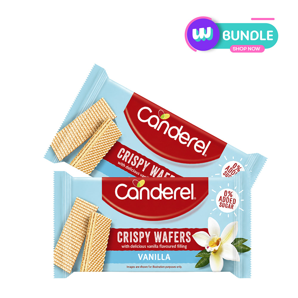 Canderel Wafer Vanilla 45g x2
