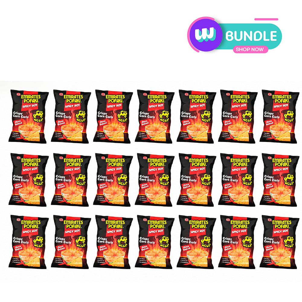 Emirates Pofaki - Spicy Cheese (15 Gms) x21