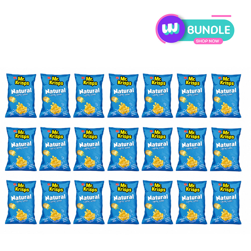Mr. Krisps Chips Natural - 15Gm x21