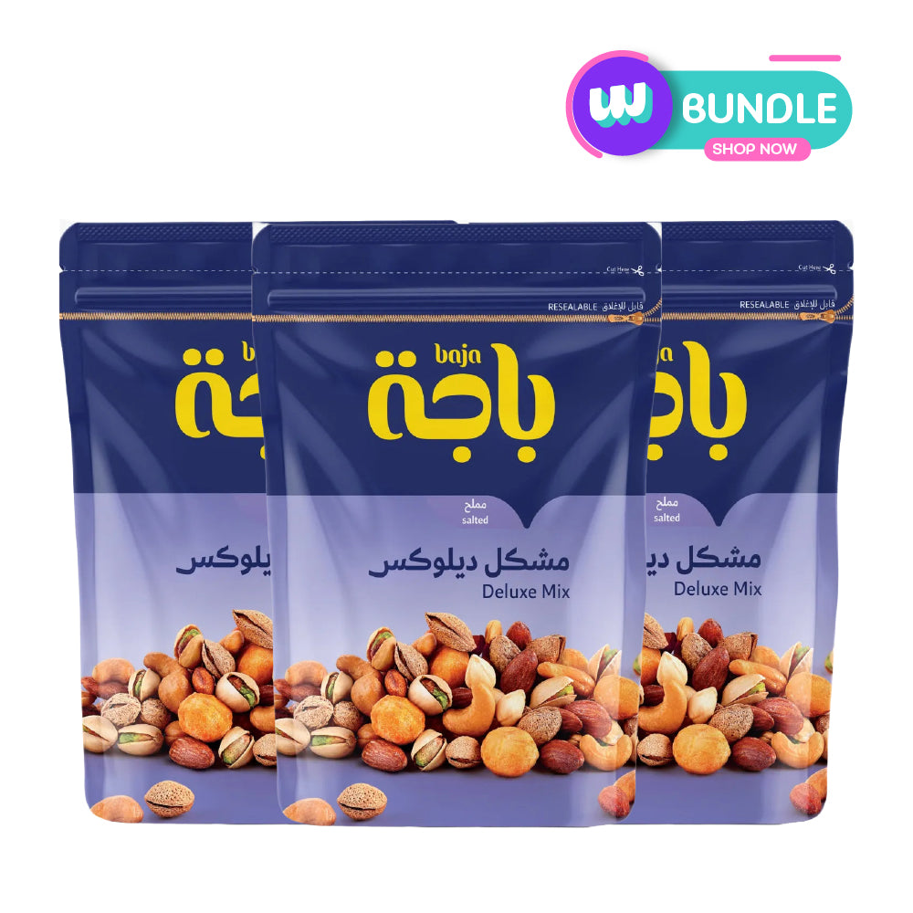 باجا مكسرات مشكلة ديلوكس 120 جم × 3