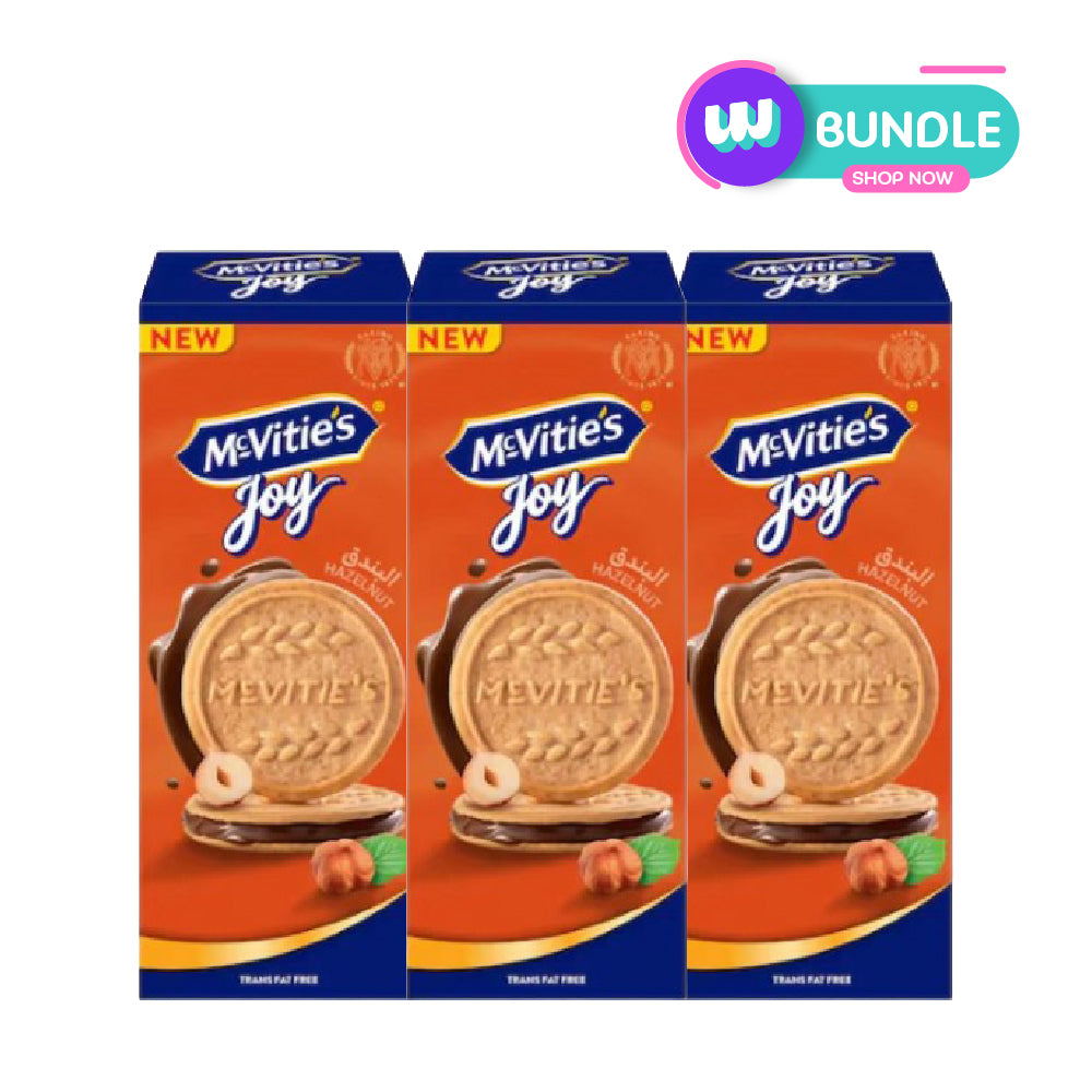 McVities Thins Sandwich Hazelnut 112.5g x3