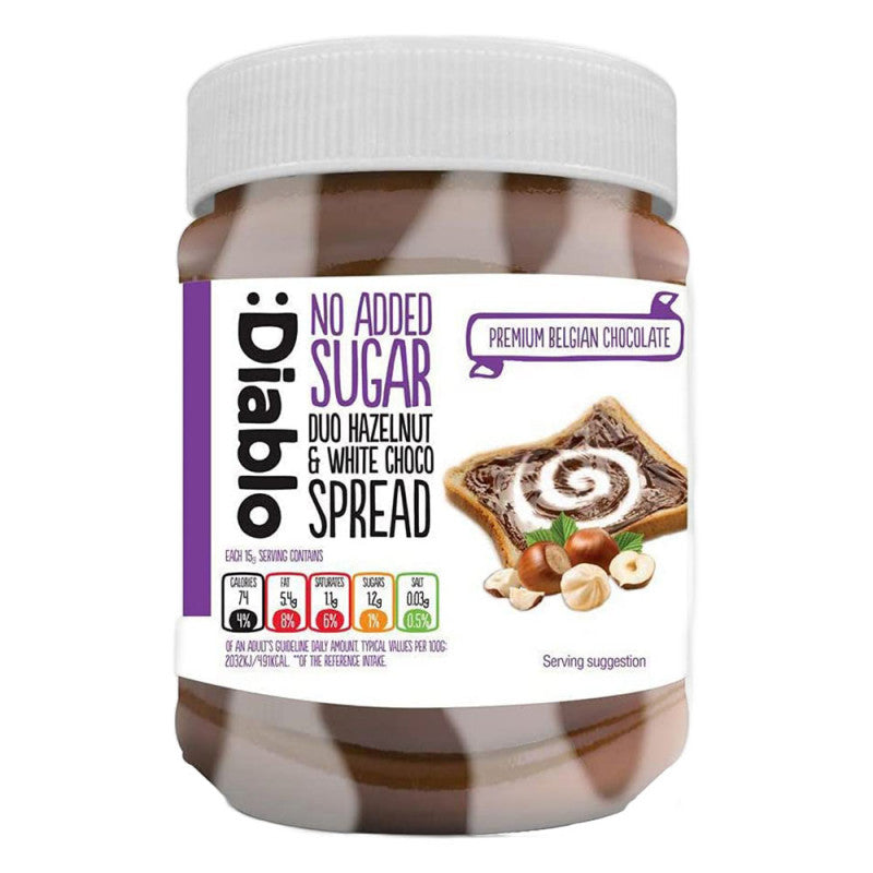 Diablo Duo Chocolate Spread No Added Sugar