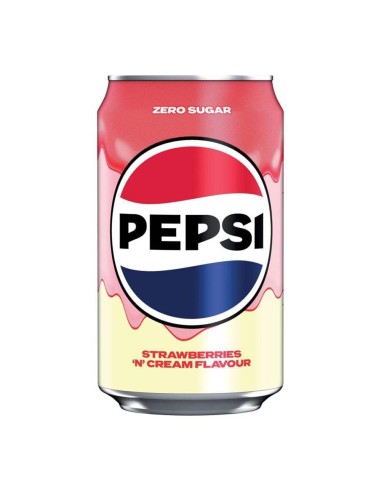 Pepsi Strawberry & Cream Zero Sugar 330MI