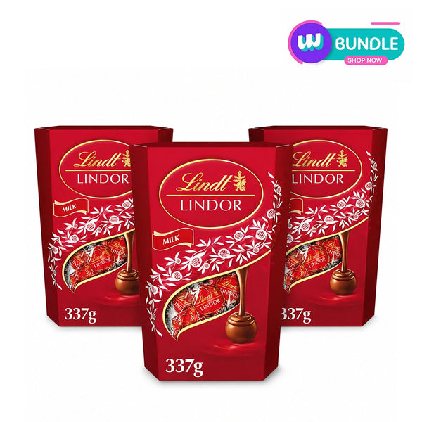 Lindt Milk Truffles 337g x3