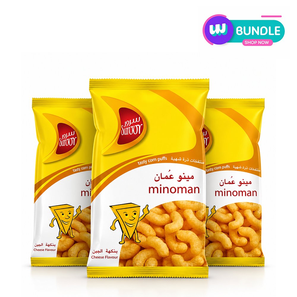 Suroor Corn Cheese Puffs 12G x3