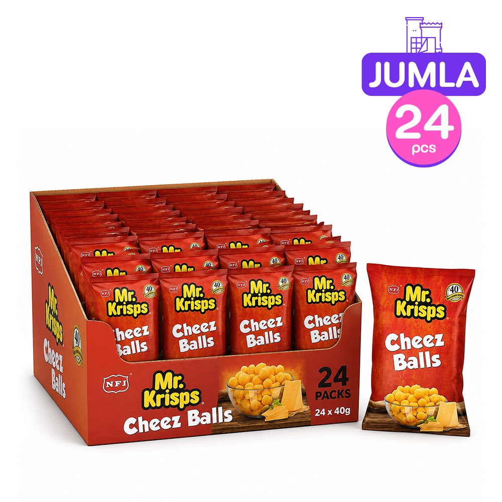 مستر كريسبس كرات الجبنة 80 جم × 24