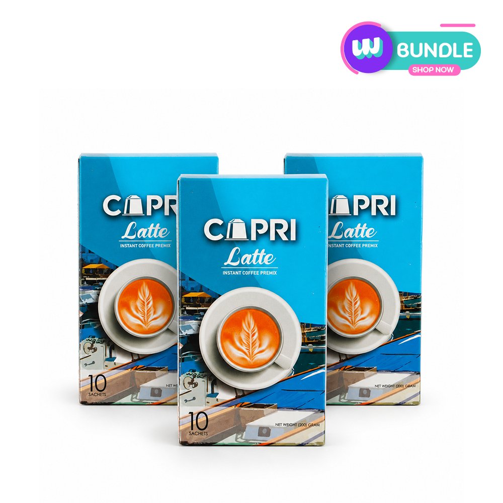 Capri Latte Instant Coffee 200g x3
