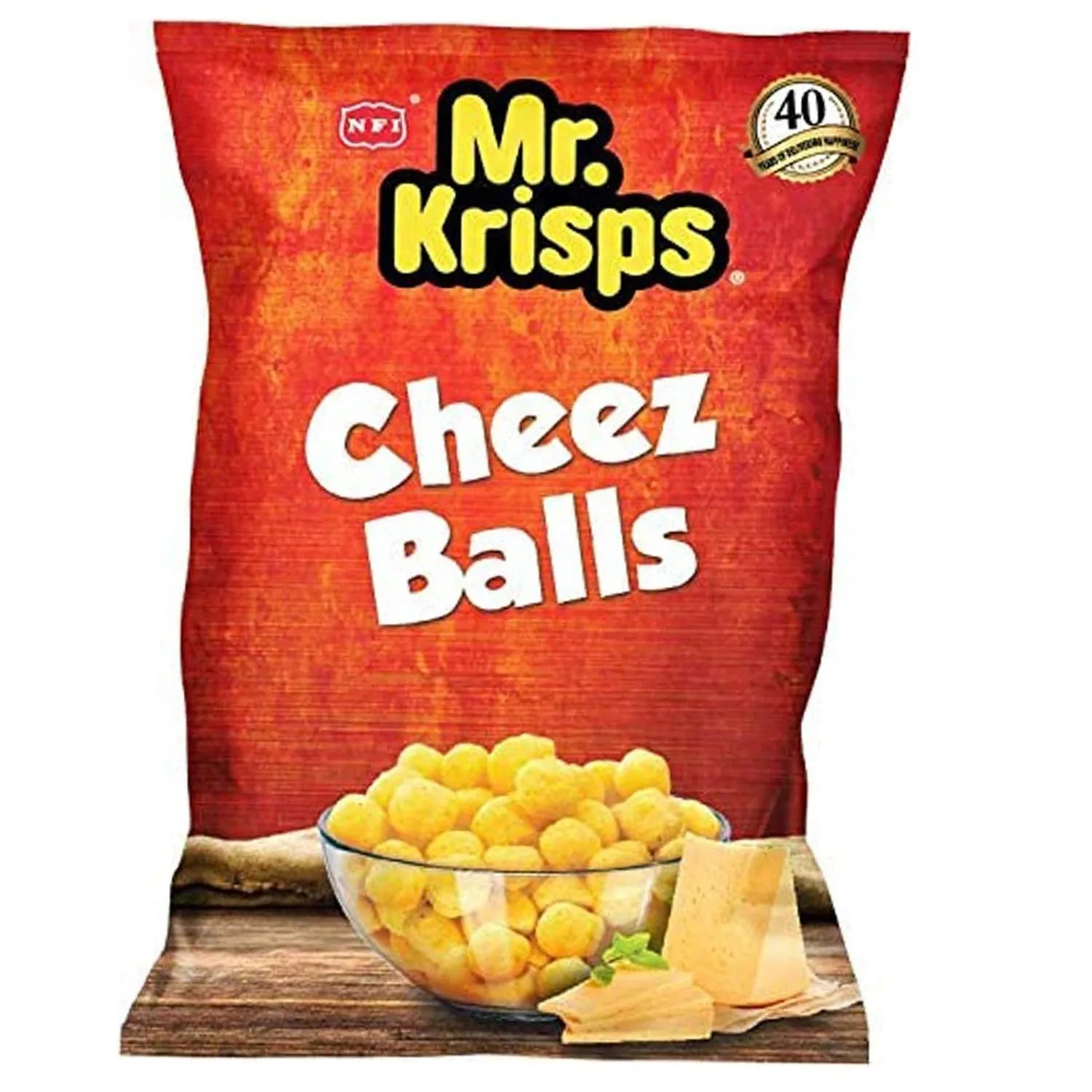 Mr Krisps Cheese Balls Packet 80g