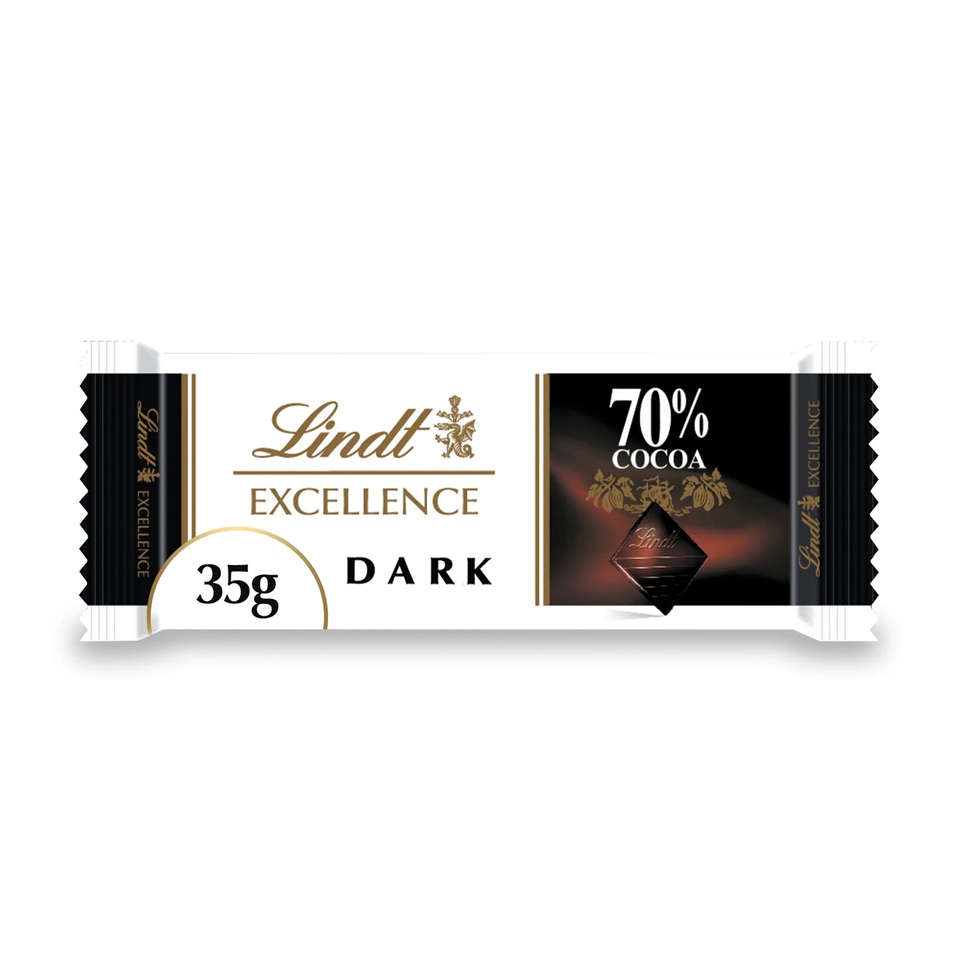 Lindt Excellence 75% Cocoa Dark Chocolate 35 g