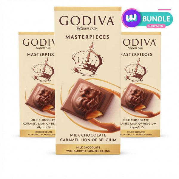 Godiva Caramel Lion Of Belgium 86g x3