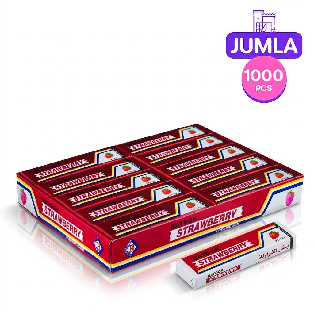 Batook Strawberry 5 Stick gum x1000