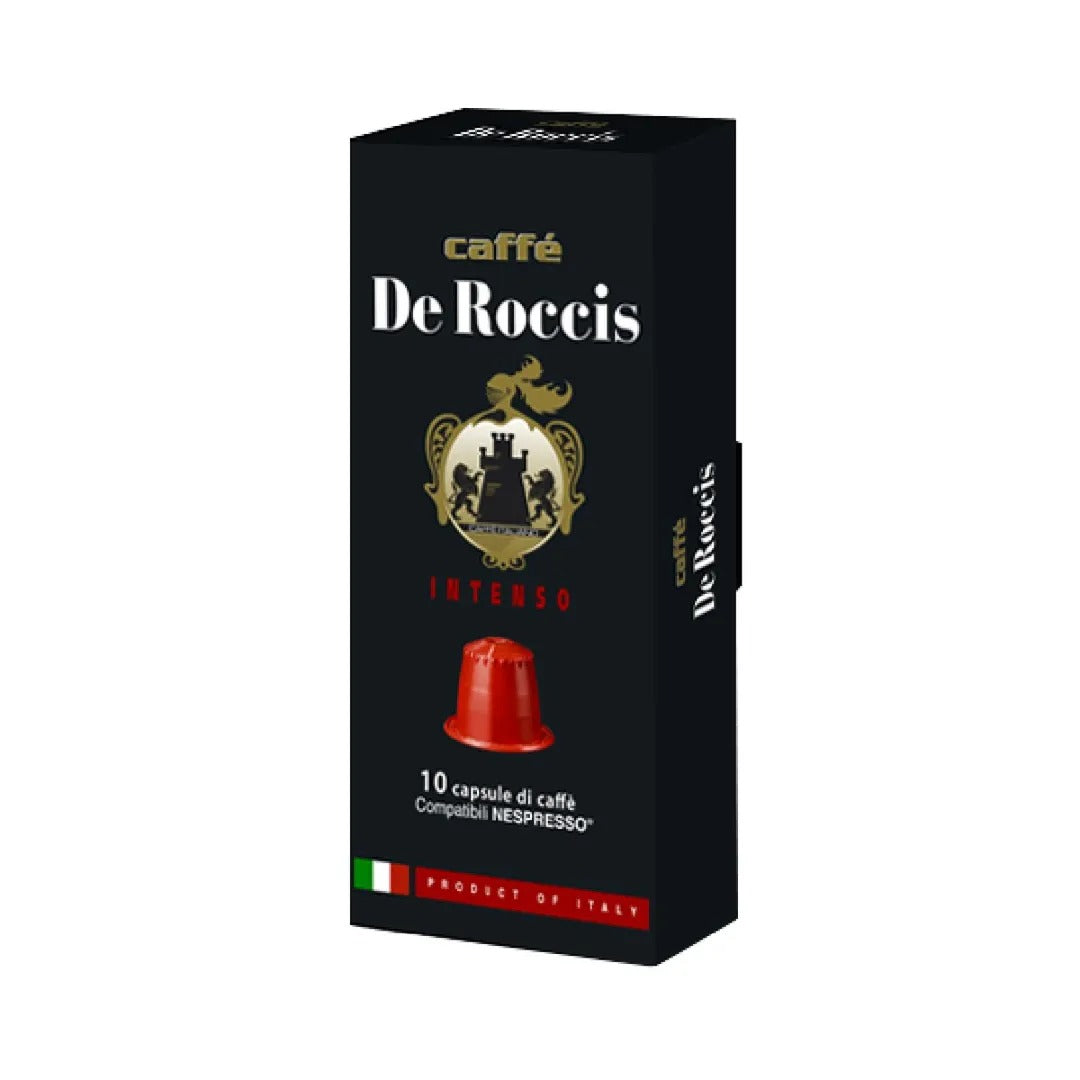 De Roccis Nespresso Intenso Coffee Capsules 10 Capsules