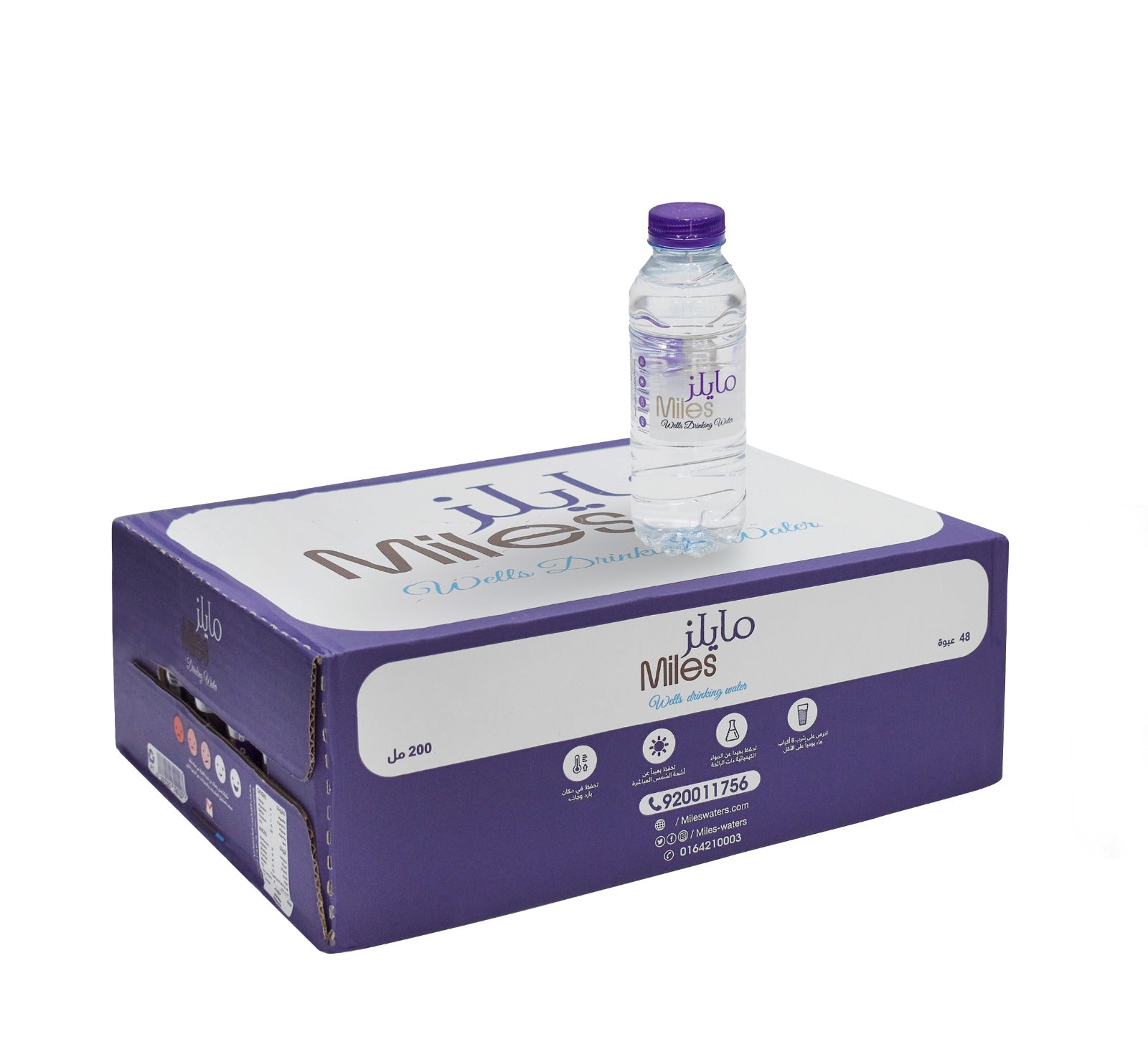 Miles Water 200 ML x48 Bottles