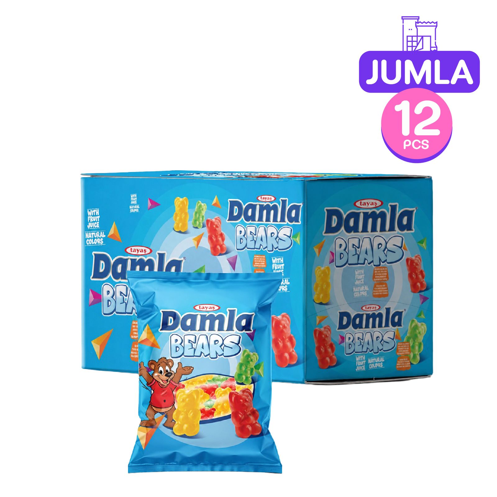 DAMLA GUMMY BEAR 80g x12