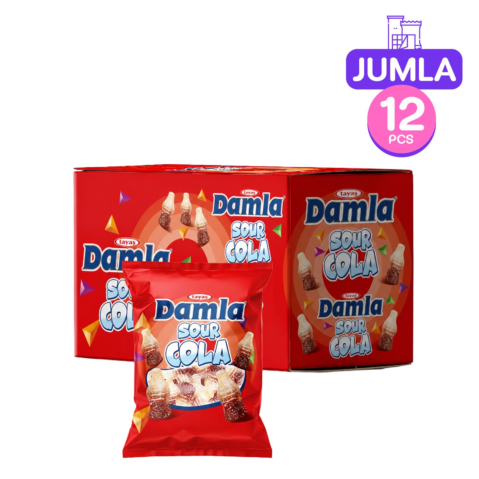 DAMLA GUMMY COLA 80g x12