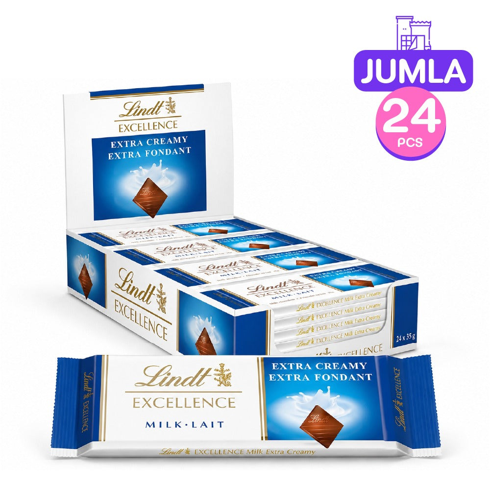 Lindt Excellence Milk Chocolate 35 g x24