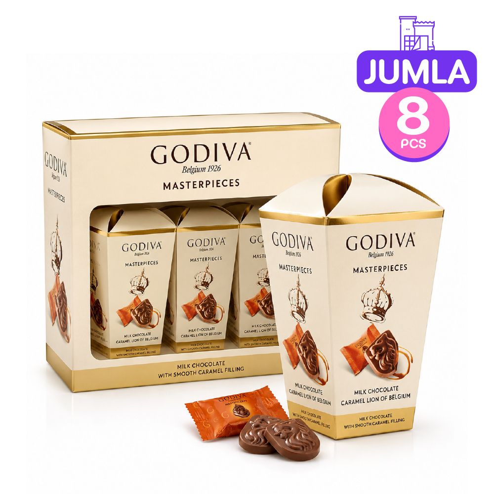 Godiva Box Milk Chocolate Caramel 119g x8