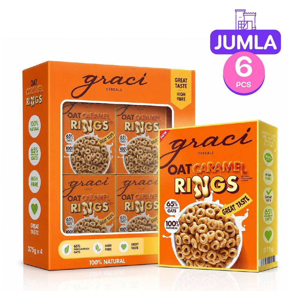 Graci Caramel Rings - 375g x6