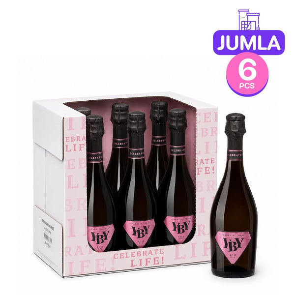 YBY Sparkling Red Grape 750ML x6
