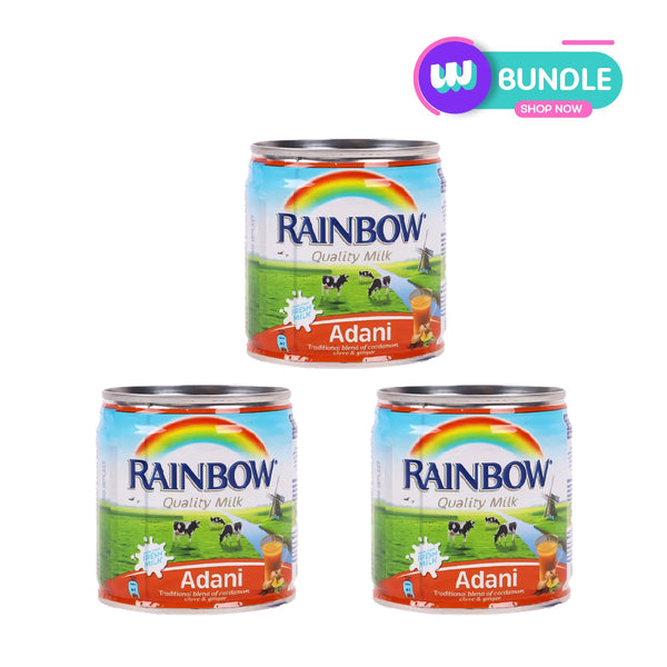 Rainbow Adani  Evaporated Milk 170g x3