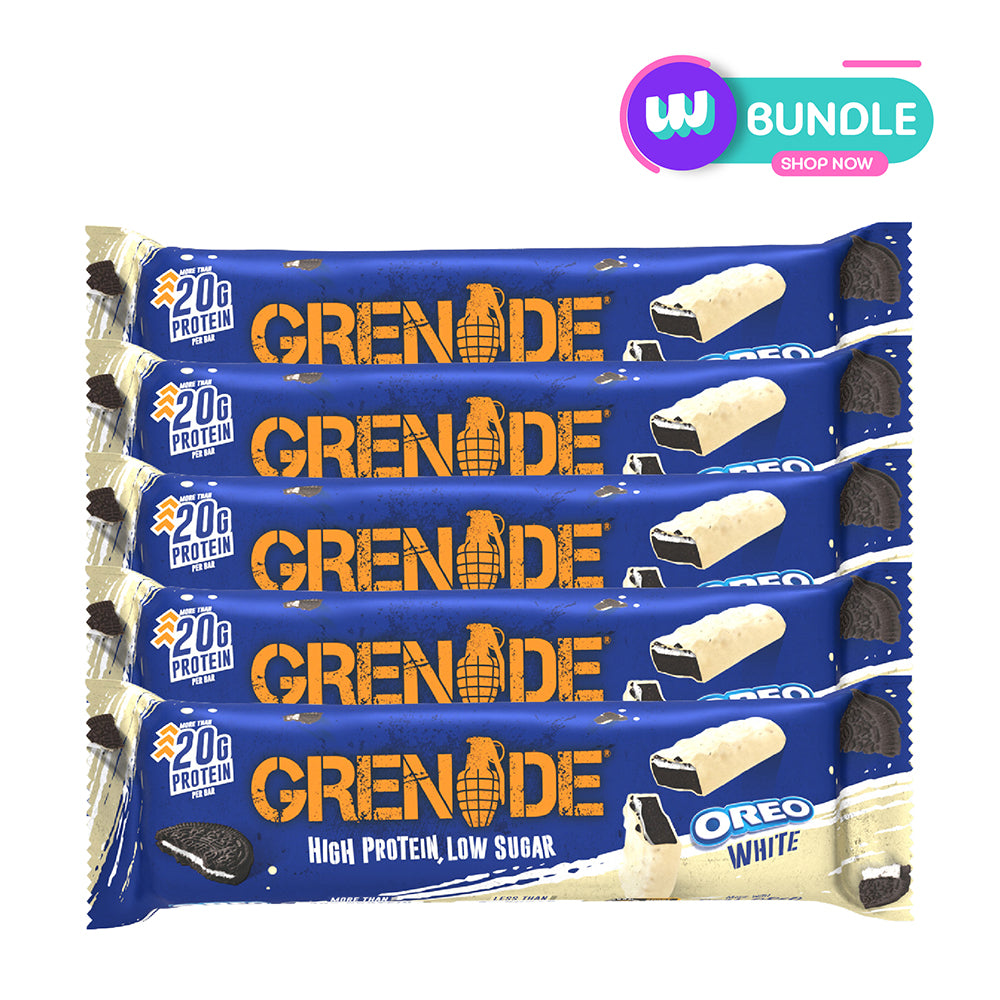 GRENADE OREO WHITE CHOCOLATE PROTEIN BAR 60 G x5