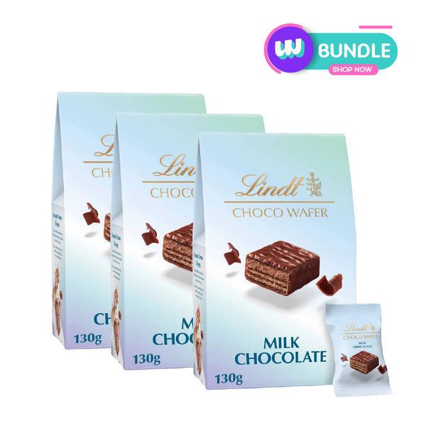 ليندت ويفر شوكولاتة بالحليب – 130 جم ×3