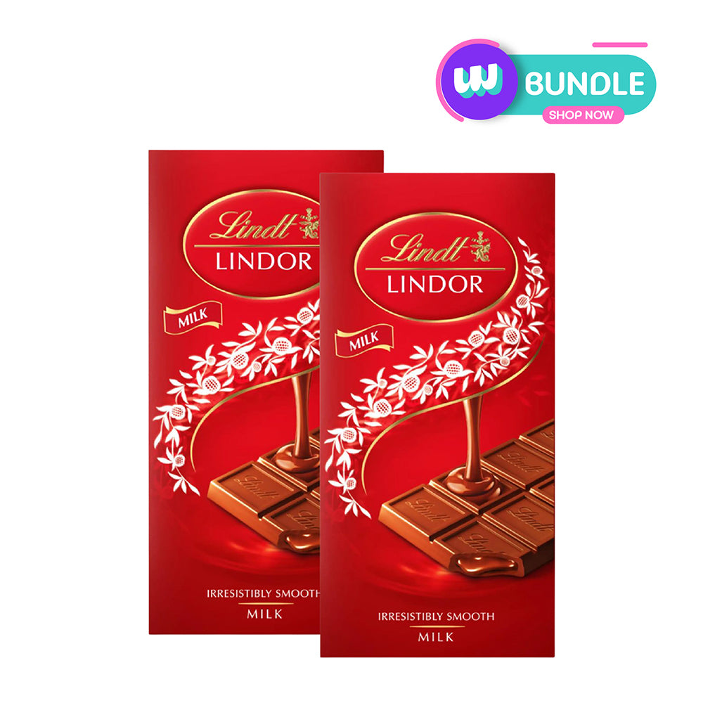 Lindt Lindor Milk 100g x2