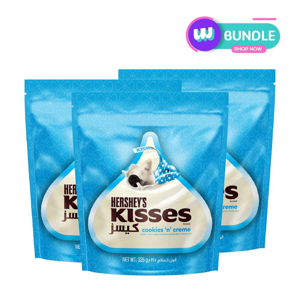 Hershey's Kisses Cookies & Cream 325g x3