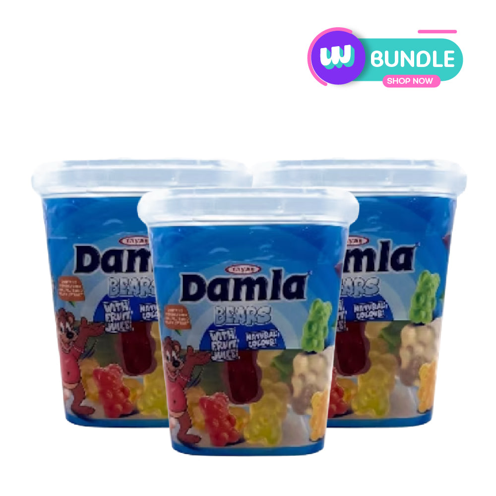 DAMLA BEAR PLASTIC BOX 150g x3