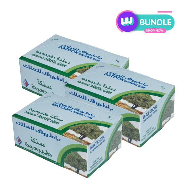 باتوك علكة مستكة طبيعية 100 جم × 3