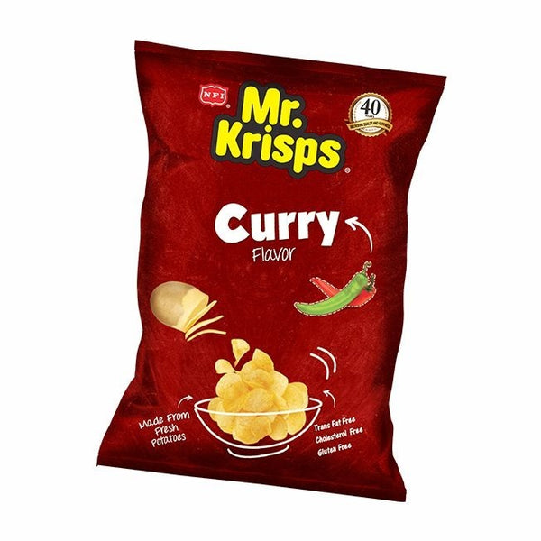 Mr. Krisps Chips Curry - 15Gm