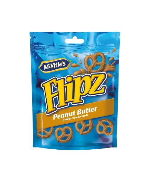 McVities Flipz Peanut Butter Pretzels 90G