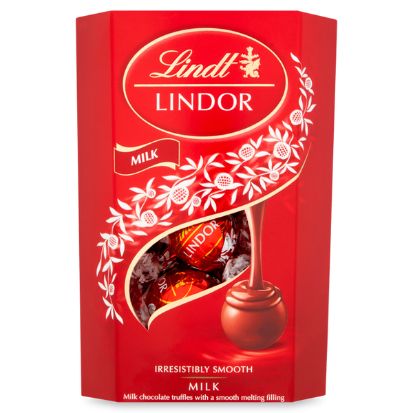 Lindt Lindor Cornet Milk Chocolates Box 200g